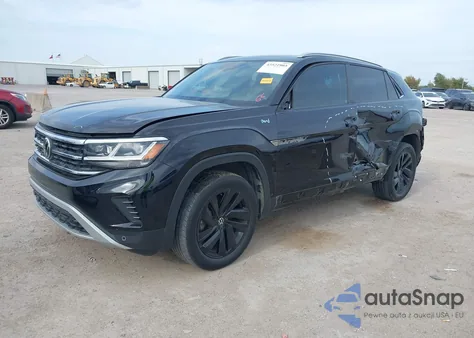 2021 Volkswagen Atlas Cross Sport 3.6L V6 Se W/Technology from USA, damaged, VIN 1V2JE2CA3MC237879